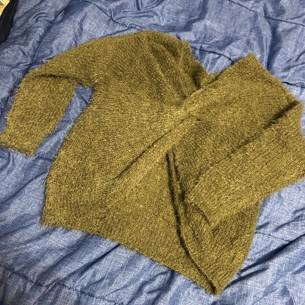 Olive Green Women's Sweater